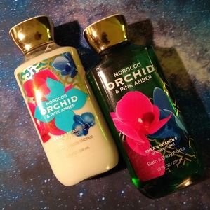 BBW Morocco Orchid & Pink Amber set